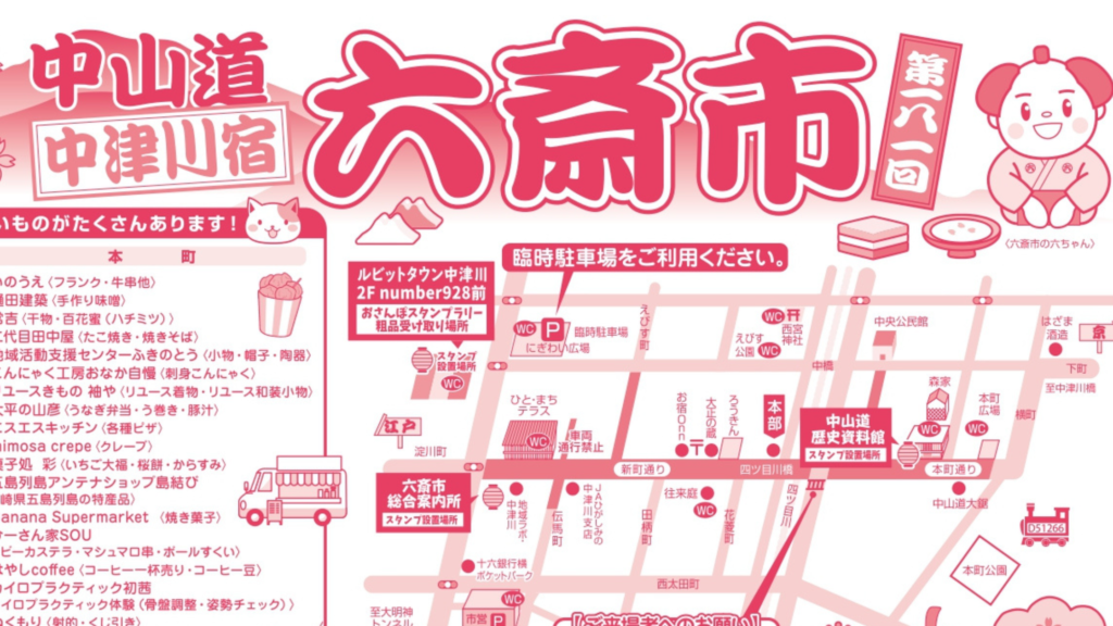 第181回 中山道中津川宿「六斎市」